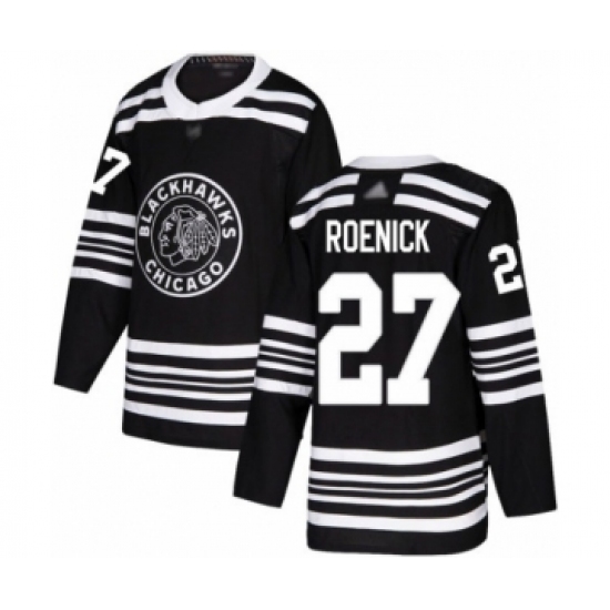 Youth Chicago Blackhawks 27 Jeremy Roenick Authentic Black Alternate Hockey Jersey