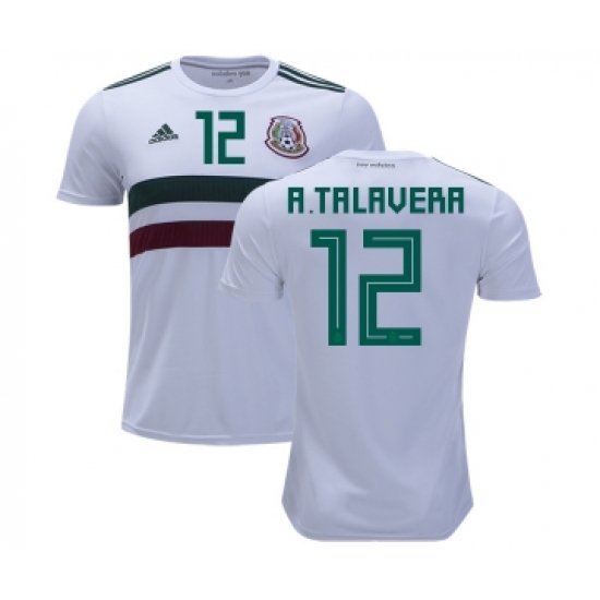 Mexico 12 A.Talavera Away Kid Soccer Country Jersey