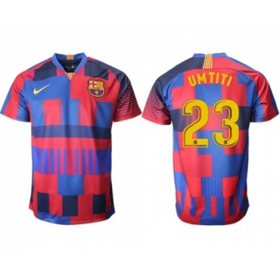 Barcelona 23 Umtiti 20th Anniversary Stadium Soccer Club Jersey