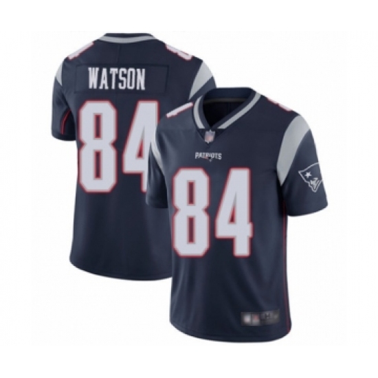 Men's New England Patriots 84 Benjamin Watson Navy Blue Team Color Vapor Untouchable Limited Player Football Jersey