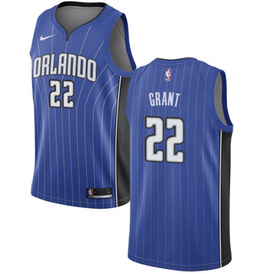 Women's Nike Orlando Magic 22 Jerian Grant Swingman Royal Blue NBA Jersey - Icon Edition