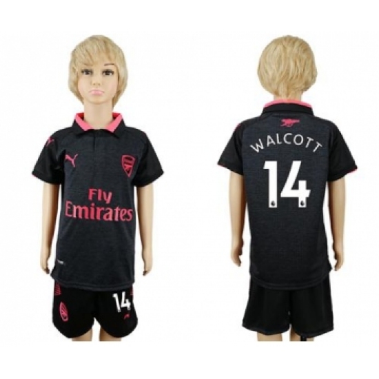 Arsenal 14 Walcott Sec Away Kid Soccer Club Jersey