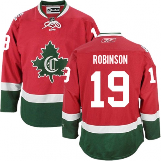 Men's Reebok Montreal Canadiens 19 Larry Robinson Authentic Red New CD NHL Jersey