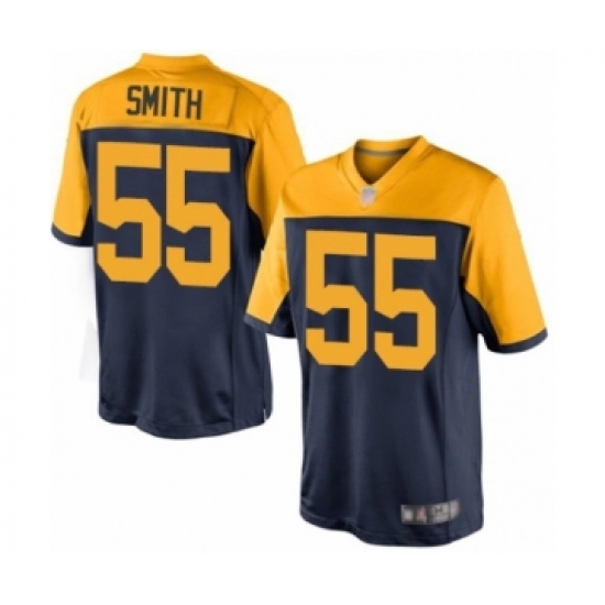 Youth Green Bay Packers 55 Za'Darius Smith Limited Navy Blue Alternate Football Jersey