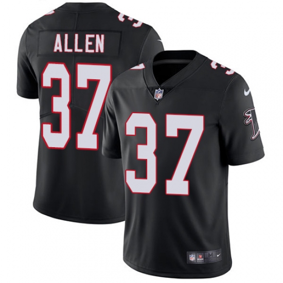 Men's Nike Atlanta Falcons 37 Ricardo Allen Black Alternate Vapor Untouchable Limited Player NFL Jersey