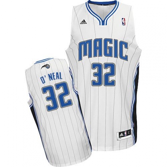 Youth Adidas Orlando Magic 32 Shaquille O'Neal Swingman White Home NBA Jersey