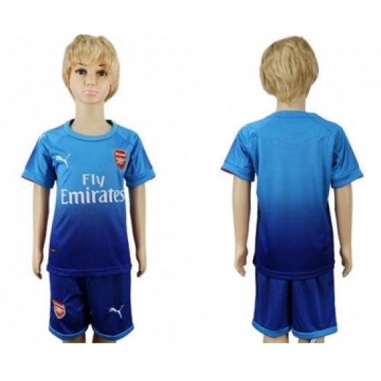 Arsenal Blank Away Kid Soccer Club Jersey