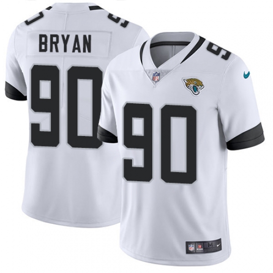 Youth Nike Jacksonville Jaguars 90 Taven Bryan White Vapor Untouchable Limited Player NFL Jersey