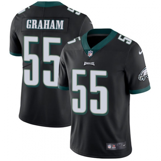Youth Nike Philadelphia Eagles 55 Brandon Graham Black Alternate Vapor Untouchable Limited Player NFL Jersey