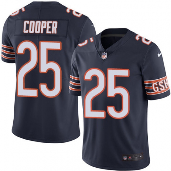 Youth Nike Chicago Bears 25 Marcus Cooper Navy Blue Team Color Vapor Untouchable Limited Player NFL Jersey