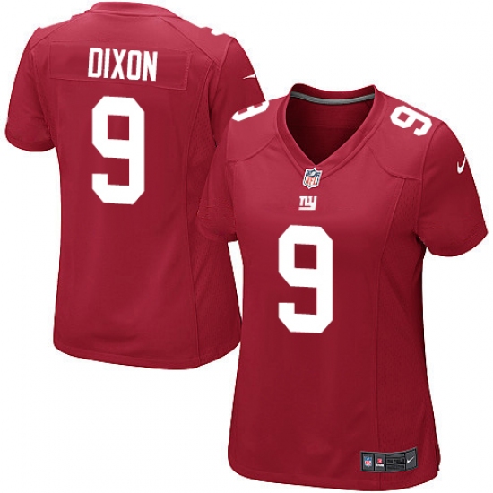 Women's Nike New York Giants 9 Riley Dixon Game Red Alternate NFL Jersey