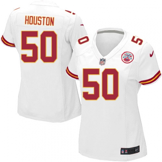 Women's Nike Kansas City Chiefs 50 Justin Houston Game White NFL Jersey