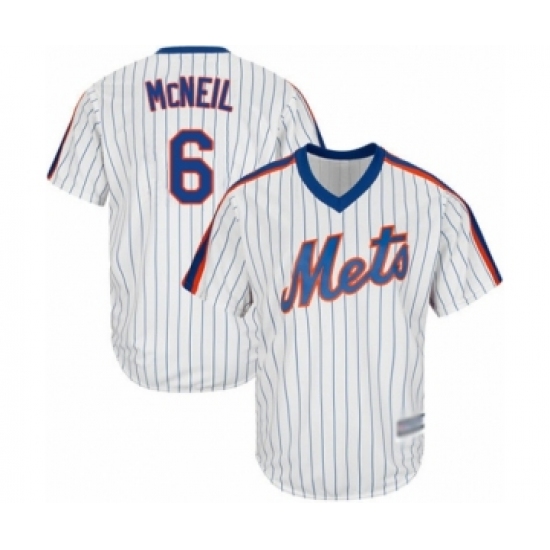 Youth New York Mets 6 Jeff McNeil Authentic White Alternate Cool Base Baseball Jersey