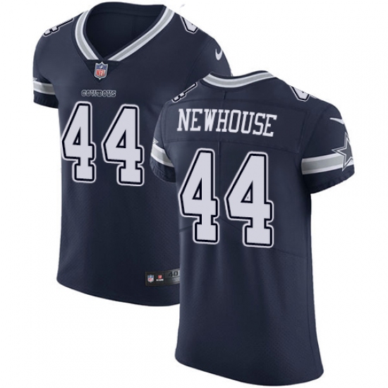 Men's Nike Dallas Cowboys 44 Robert Newhouse Navy Blue Team Color Vapor Untouchable Elite Player NFL Jersey