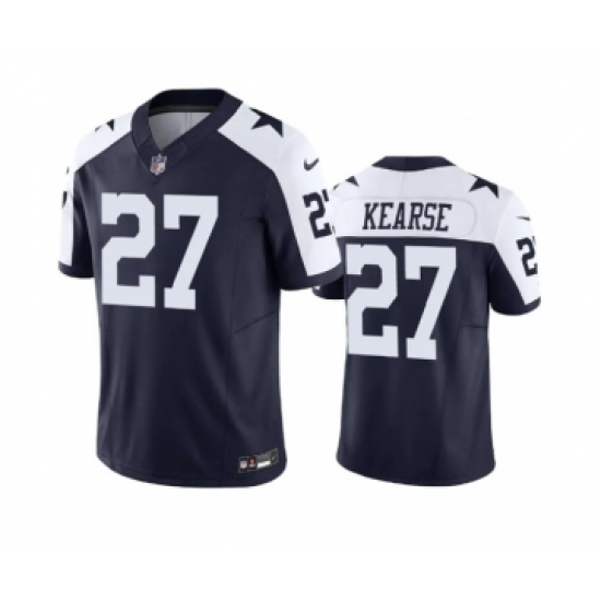 Men's Nike Dallas Cowboys 27 Jayron Kearse Navy 2023 F.U.S.E. Vapor Limited Stitched Football Jersey