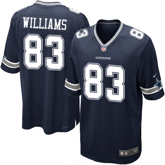 Men's Nike Dallas Cowboys 83 Terrance Williams Game Navy Blue Team Color NFL Jersey