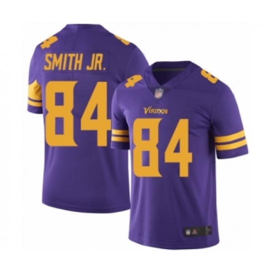 Youth Minnesota Vikings 84 Irv Smith Jr. Limited Purple Rush Vapor Untouchable Football Jersey