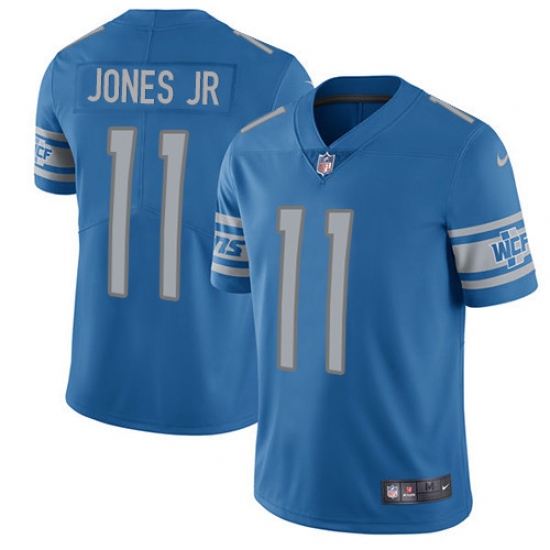 Youth Nike Detroit Lions 11 Marvin Jones Jr Limited Light Blue Team Color Vapor Untouchable NFL Jersey