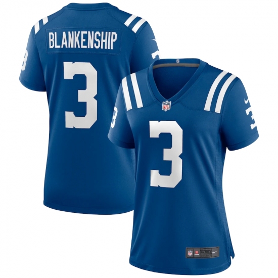 Women's Indianapolis Colts 3 Rodrigo Blankenship Nike Royal Game Jersey.webp