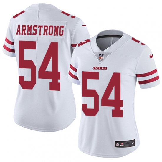 Women's Nike San Francisco 49ers 54 Ray-Ray Armstrong White Vapor Untouchable Limited Player NFL Jersey