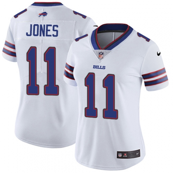 Women's Nike Buffalo Bills 11 Zay Jones White Vapor Untouchable Limited Player NFL Jersey