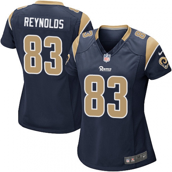 Women's Nike Los Angeles Rams 83 Josh Reynolds Game Navy Blue Team Color NFL Jersey