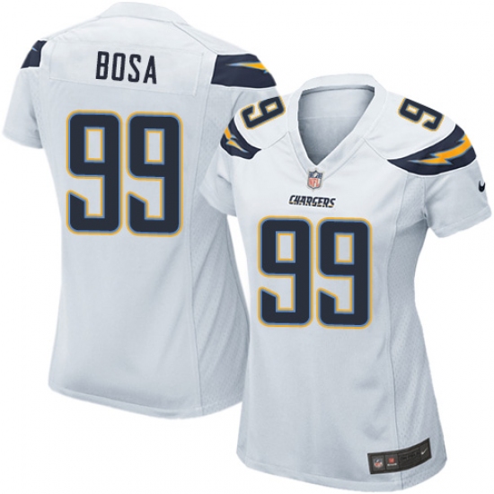 Women's Nike Los Angeles Chargers 99 Joey Bosa Game White NFL Jersey