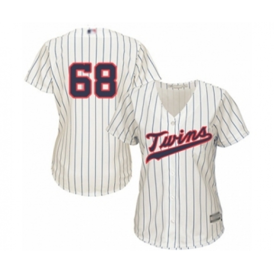 Women's Minnesota Twins 68 Randy Dobnak Authentic Cream Alternate Cool Base Baseball Player Jersey