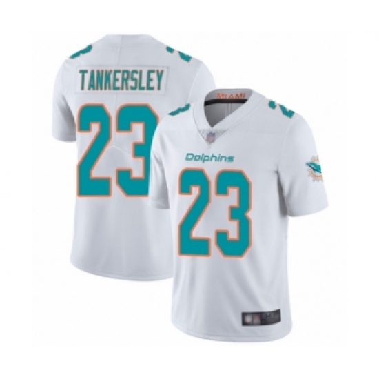 Youth Miami Dolphins 23 Cordrea Tankersley White Vapor Untouchable Limited Player Football Jersey