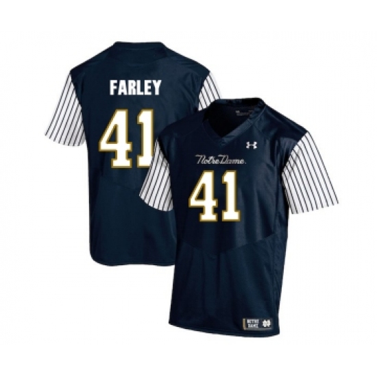 Notre Dame Fighting Irish 41 Matthias Farley Navy College Football Jersey