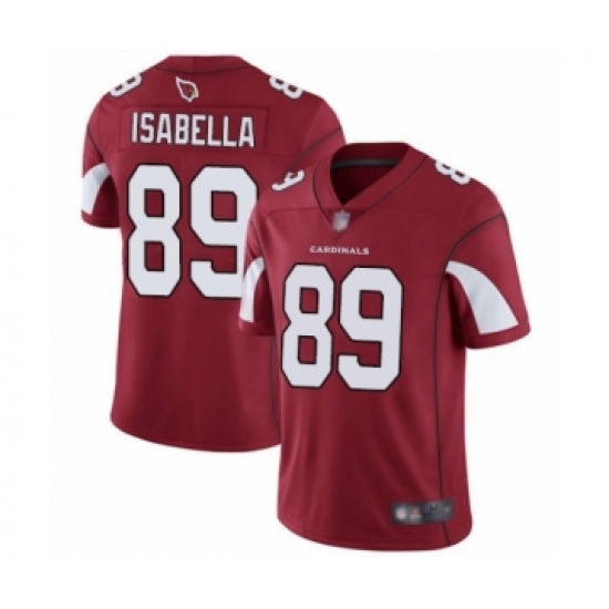 Youth Arizona Cardinals 89 Andy Isabella Red Team Color Vapor Untouchable Limited Player Football Jersey