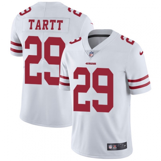 Youth Nike San Francisco 49ers 29 Jaquiski Tartt White Vapor Untouchable Limited Player NFL Jersey