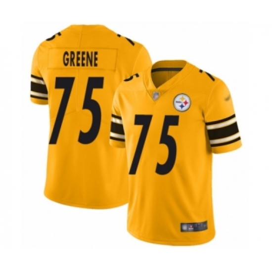 Women's Pittsburgh Steelers 75 Joe Greene Limited Gold Inverted Legend Football Jersey