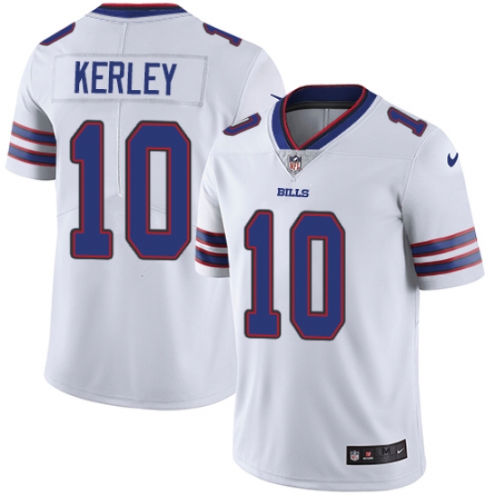 Youth Nike Buffalo Bills 10 Jeremy Kerley White Vapor Untouchable Limited Player NFL Jersey