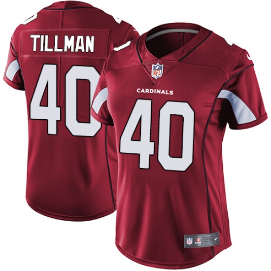 Women's Nike Arizona Cardinals 40 Pat Tillman Red Team Color Vapor Untouchable Limited Player NFL Jersey