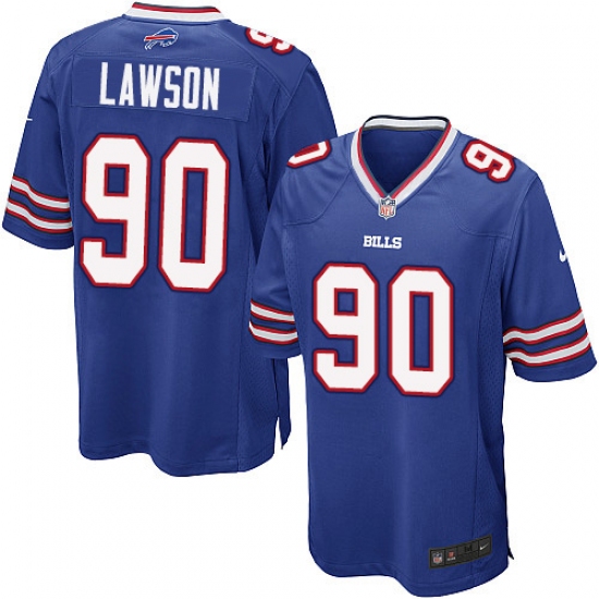 Men's Nike Buffalo Bills 90 Shaq Lawson Game Royal Blue Team Color NFL Jersey