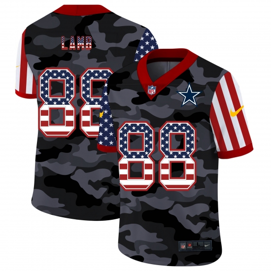 Men's Dallas Cowboys 88 CeeDee Lamb Camo Flag Nike Limited Jersey