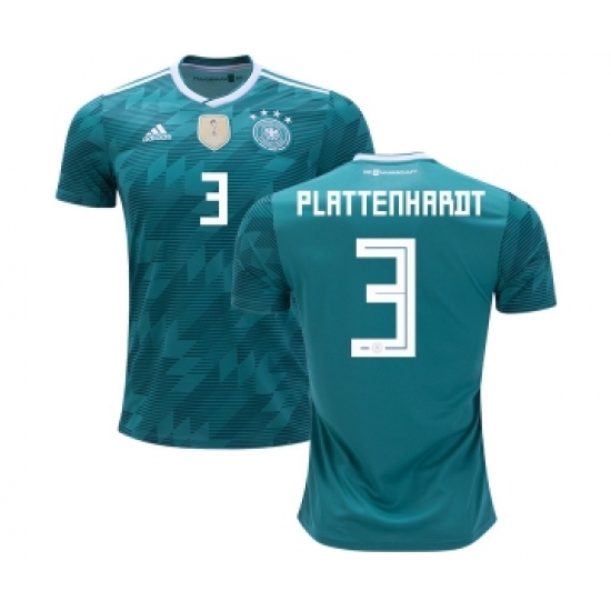 Germany 3 Plattenhardt Away Kid Soccer Country Jersey