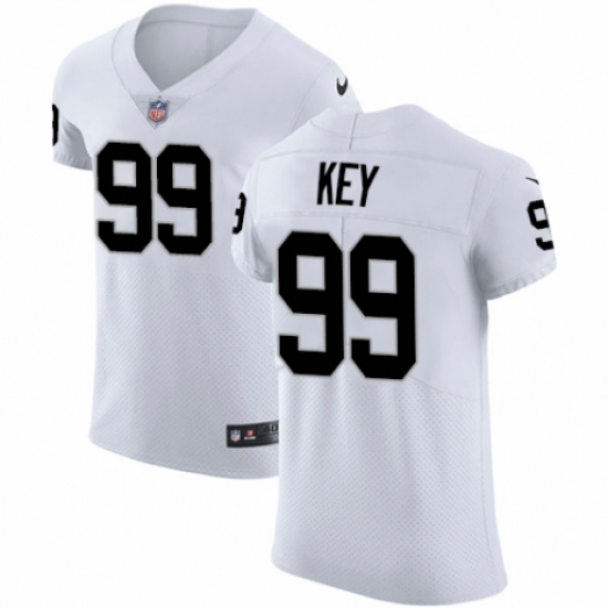 Men's Nike Oakland Raiders 99 Arden Key White Vapor Untouchable Elite Player NFL Jersey