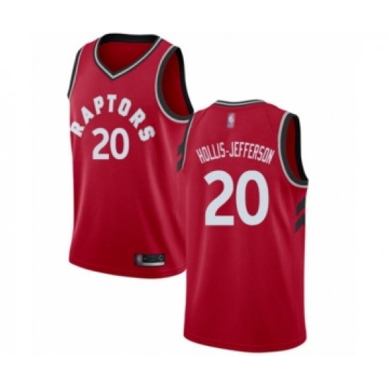 Youth Toronto Raptors 20 Rondae Hollis-Jefferson Swingman Red Basketball Jersey - Icon Edition