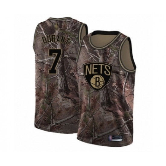 Youth Brooklyn Nets 7 Kevin Durant Swingman Camo Realtree Collection Basketball Jersey