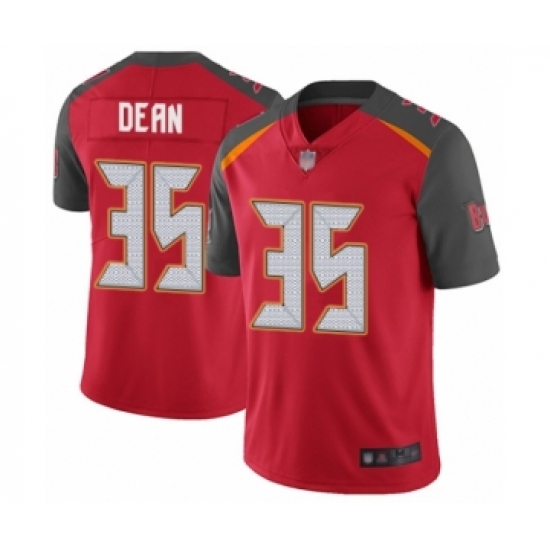Youth Tampa Bay Buccaneers 35 Jamel Dean Red Team Color Vapor Untouchable Limited Player Football Jersey
