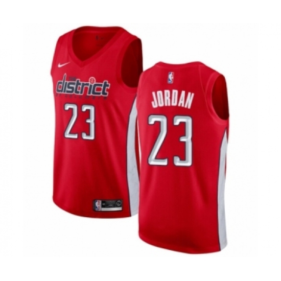 Women's Nike Washington Wizards 23 Michael Jordan Red Swingman Jersey - Earned Edition