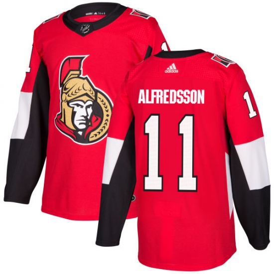 Youth Adidas Ottawa Senators 11 Daniel Alfredsson Premier Red Home NHL Jersey