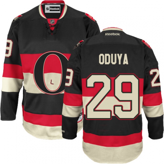 Men's Reebok Ottawa Senators 29 Johnny Oduya Authentic Black Third NHL Jersey