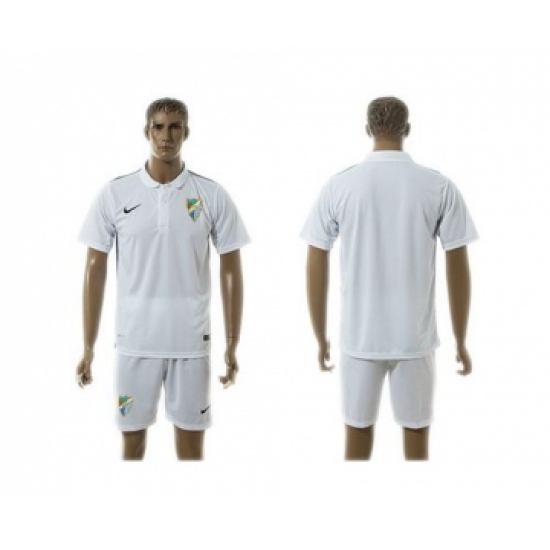 Malaga Blank White Training Soccer Club Jersey