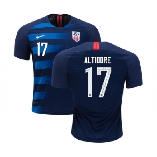 USA 17 Altidore Away Kid Soccer Country Jersey