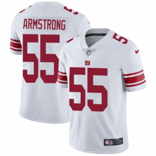 Youth Nike New York Giants 55 Ray-Ray Armstrong White Vapor Untouchable Elite Player NFL Jersey