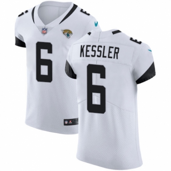 Men's Nike Jacksonville Jaguars 6 Cody Kessler White Vapor Untouchable Elite Player NFL Jersey