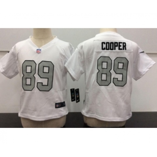 Toddler Oakland Raiders 89 Amari Cooper White 2016 Color Rush Stitched NFL Nike Jersey